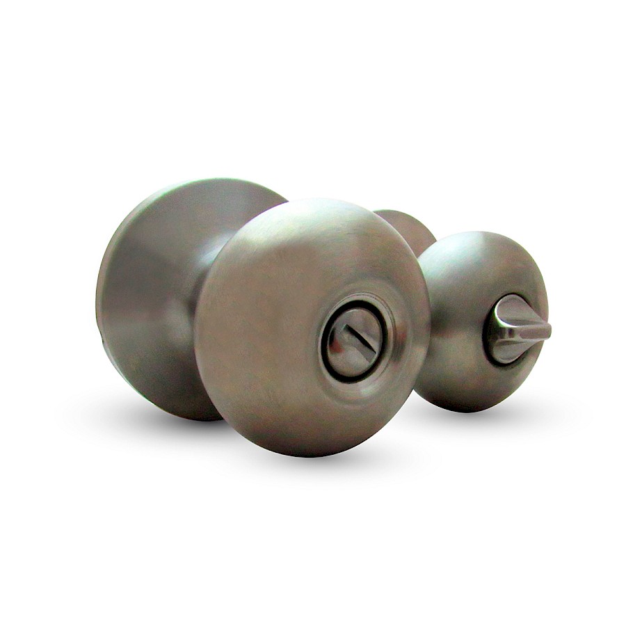 Cerradura Pomo Olympus Privacidad Acero Inoxidable Cepillado