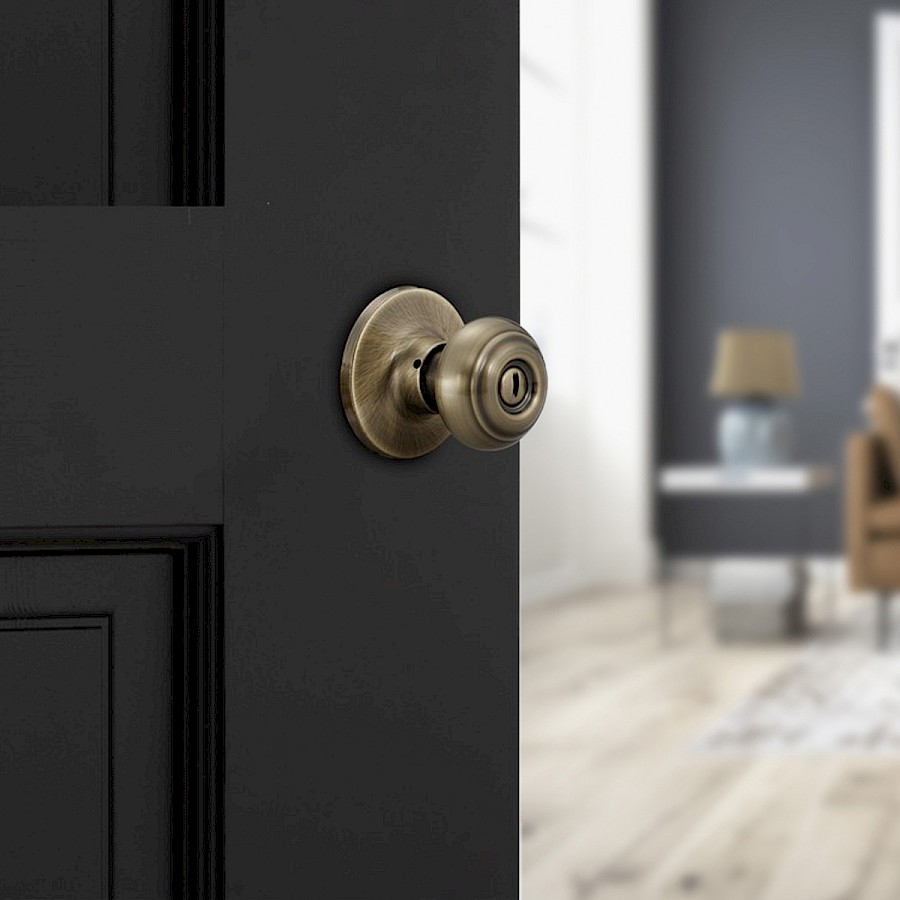 Cerradura Pomo Palace Privacidad Latón Antiguo