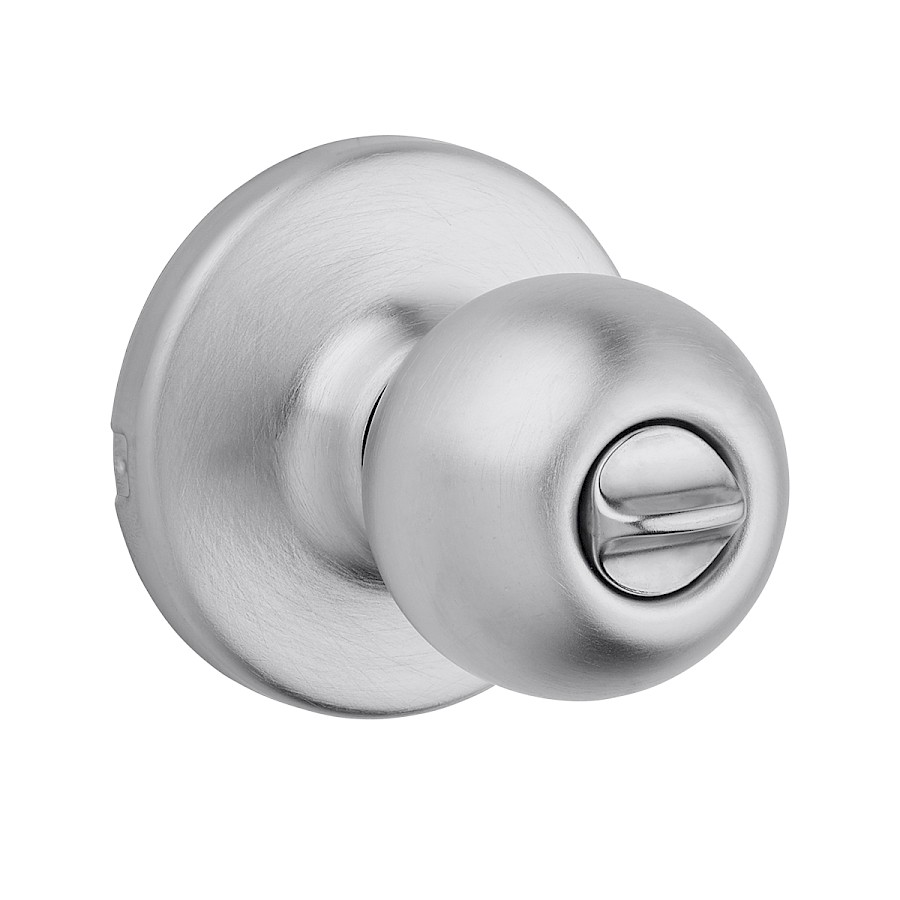 Cerradura Pomo Polo Privacidad Cromo Satinado