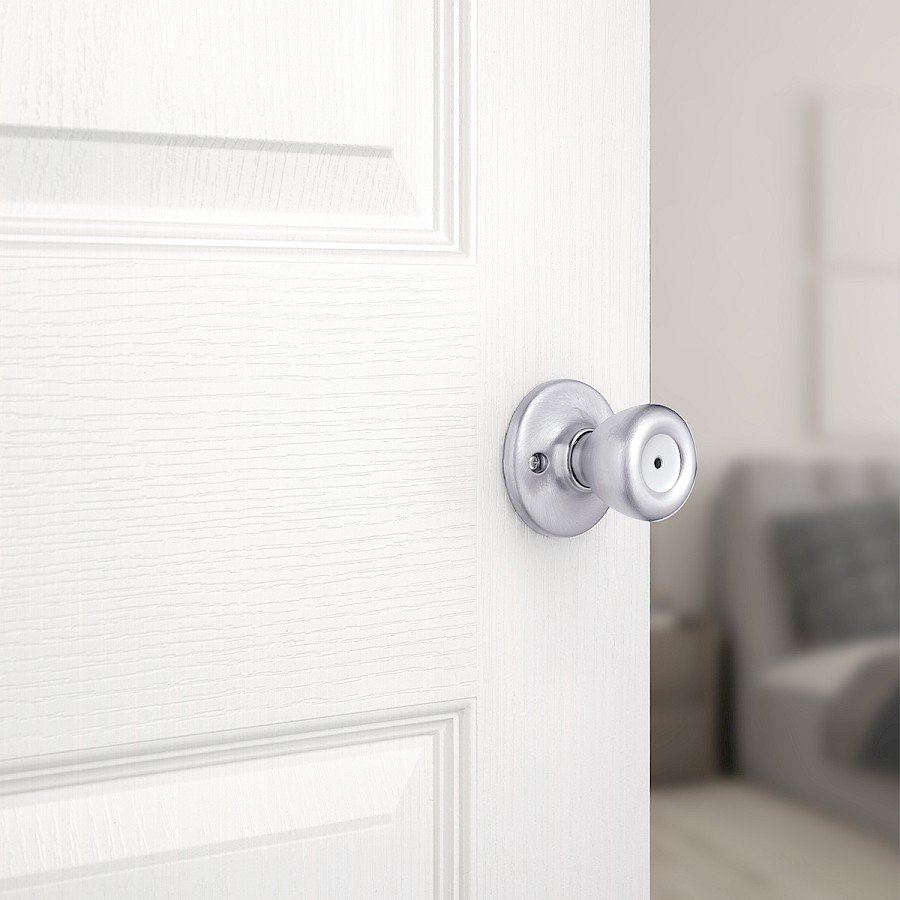 Cerradura Pomo Tylo Privacidad Cromo Satinado