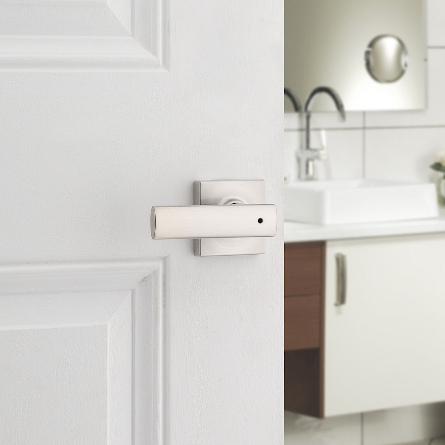 Cerradura Manija Breton Privacidad Níquel Satinado