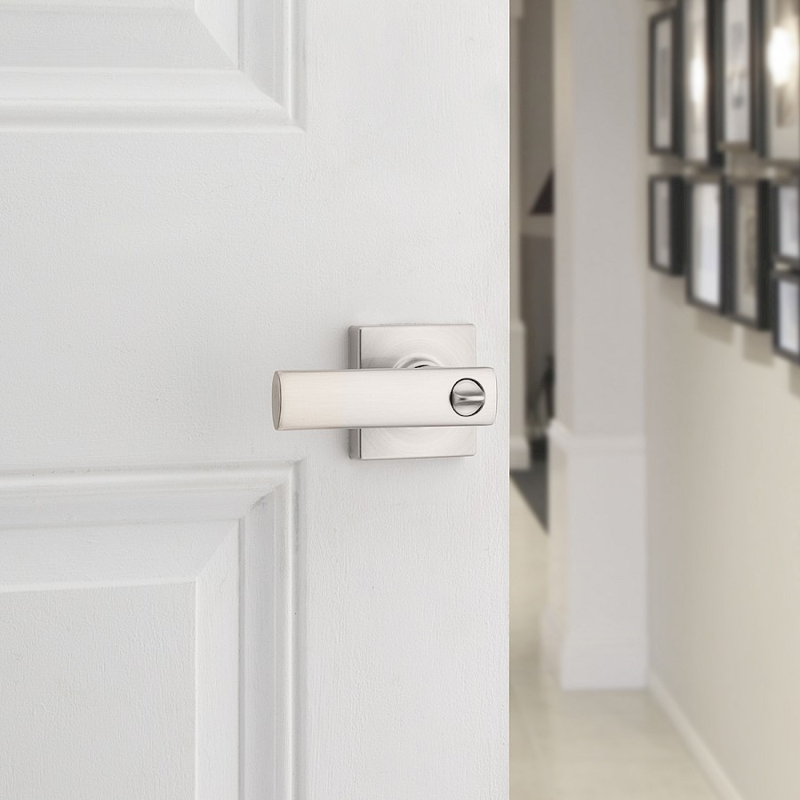 Cerradura Manija Breton Privacidad Níquel Satinado