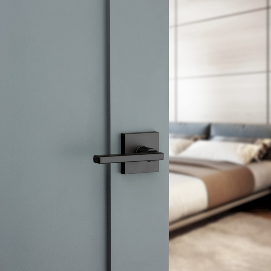 Cerradura Manija Halifax Paso Hierro Negro