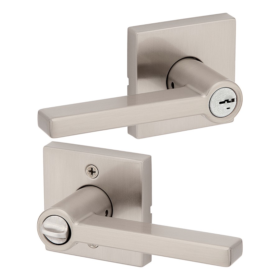 Cerradura Manija Halifax Entrada Níquel Satinado