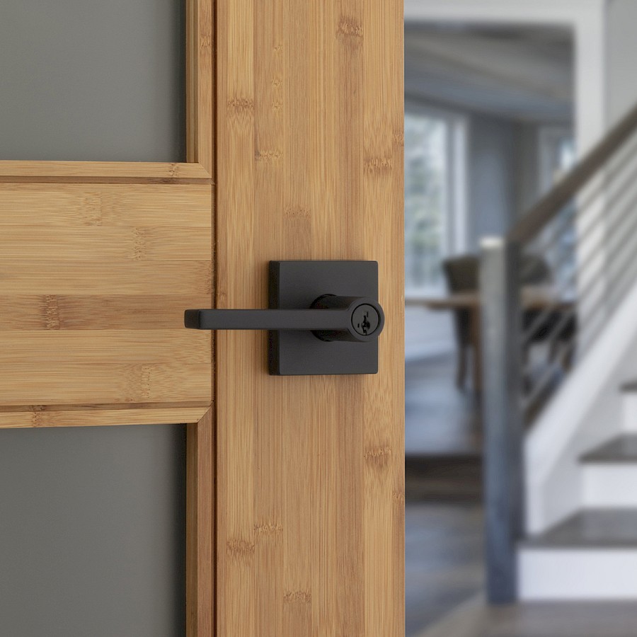 Cerradura Manija Halifax Entrada Hierro Negro