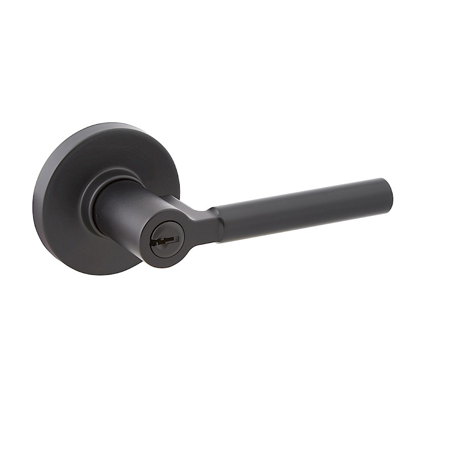 Cerradura Manija Rimini Entrada Hierro Negro