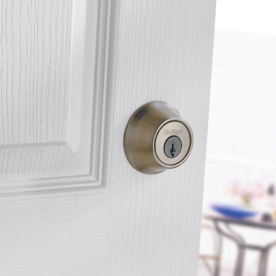 Cerradura Cerrojo 660 Cilindro Sencillo Níquel Satinado