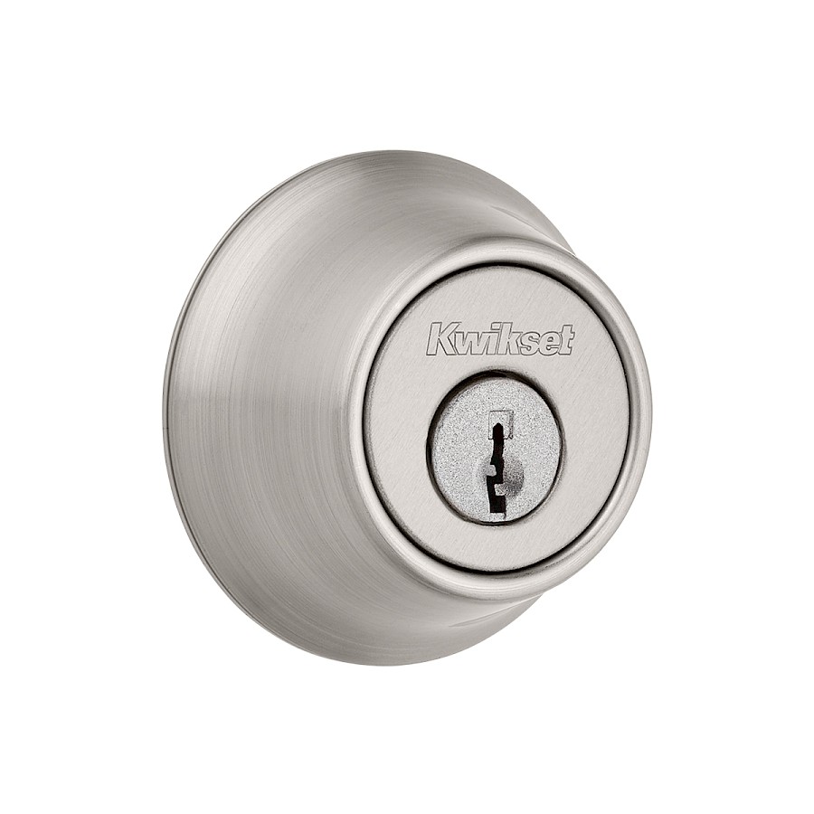 Cerradura Cerrojo 665 Cilindro Doble Níquel Satinado