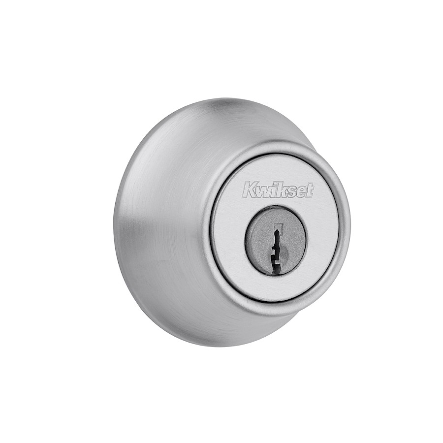 Cerradura Cerrojo 665 Cilindro Doble Cromo Satinado