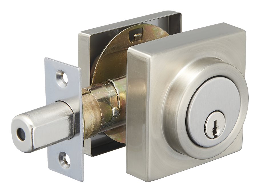 Cerradura Cerrojo Tokyo Cilindro Sencillo Níquel Satinado