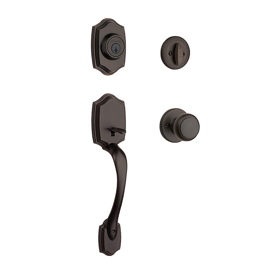Cerradura Gatillo Belleview Cilindro Sencillo Bronce Veneciano SmartKey Security™