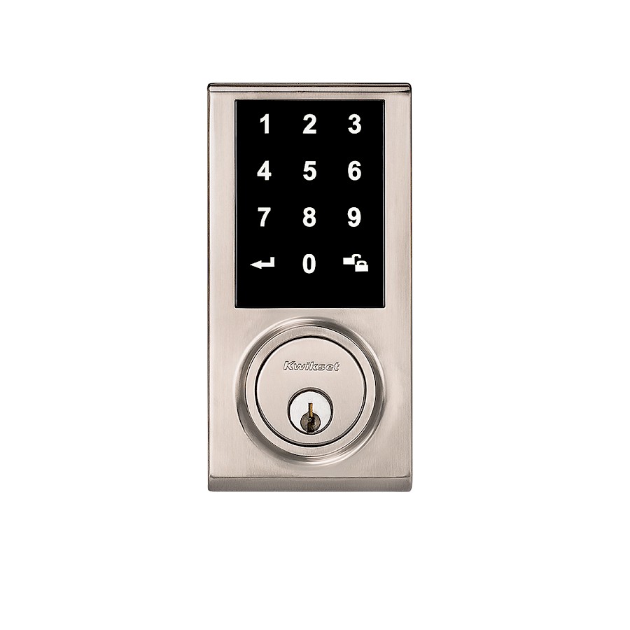 Cerradura Electrónica 275 Cilindro Sencillo Níquel Satinado