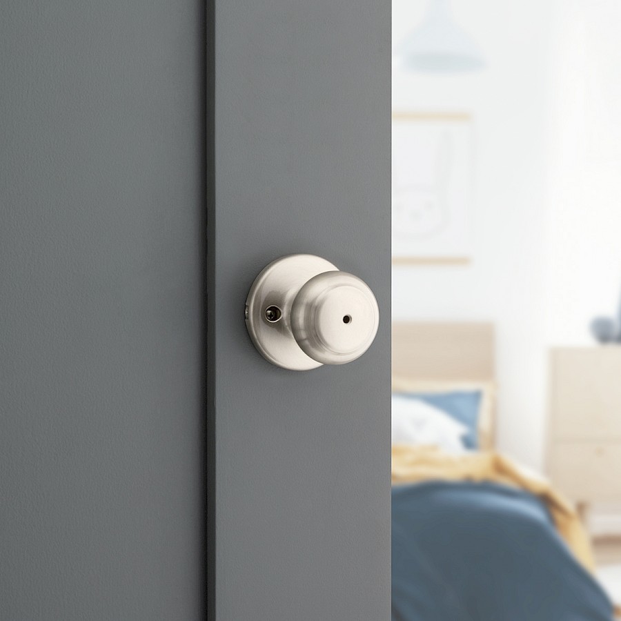 Cerradura Pomo Cove Privacidad Níquel Satinado