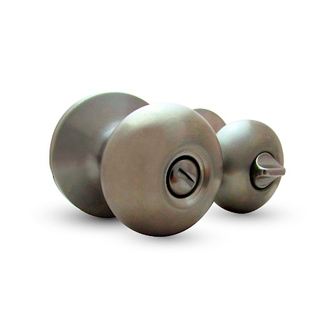 Pomo Olympus Privacidad Acero Inoxidable Cepillado