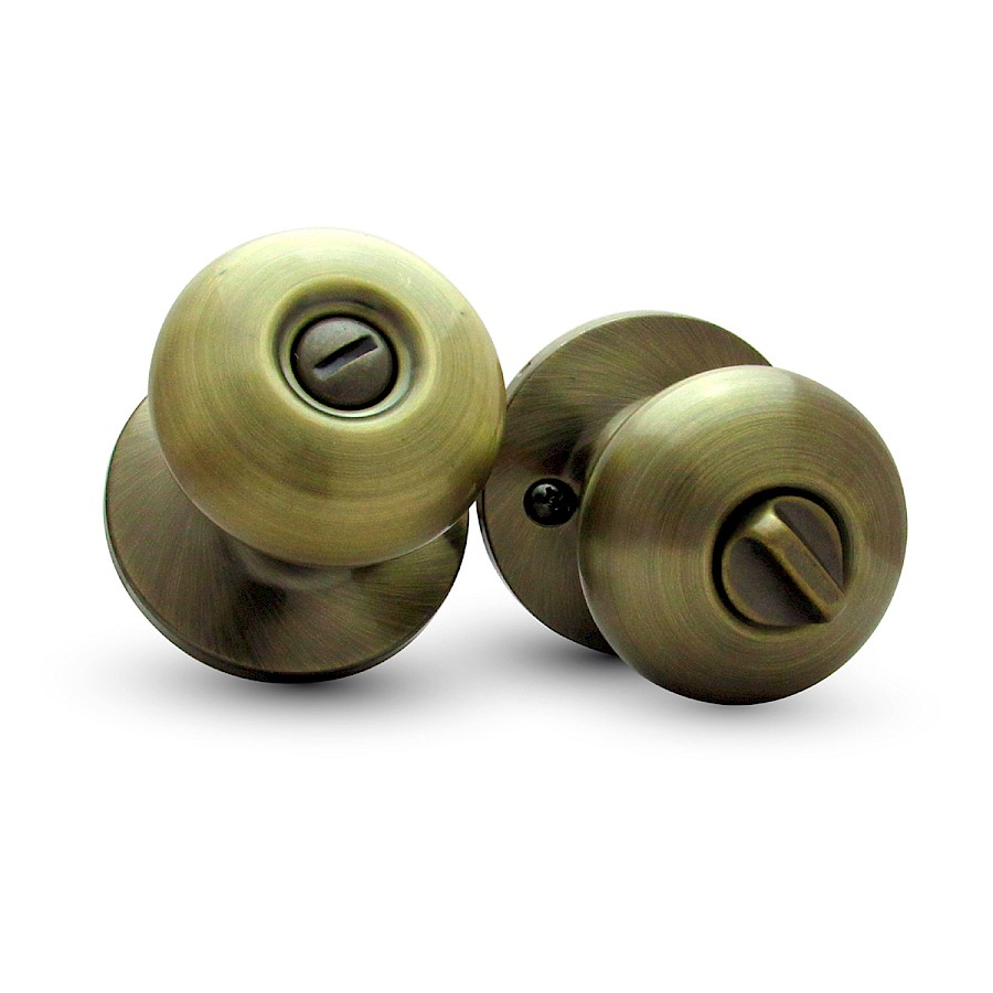 Cerradura Pomo Olympus Privacidad Latón Antiguo