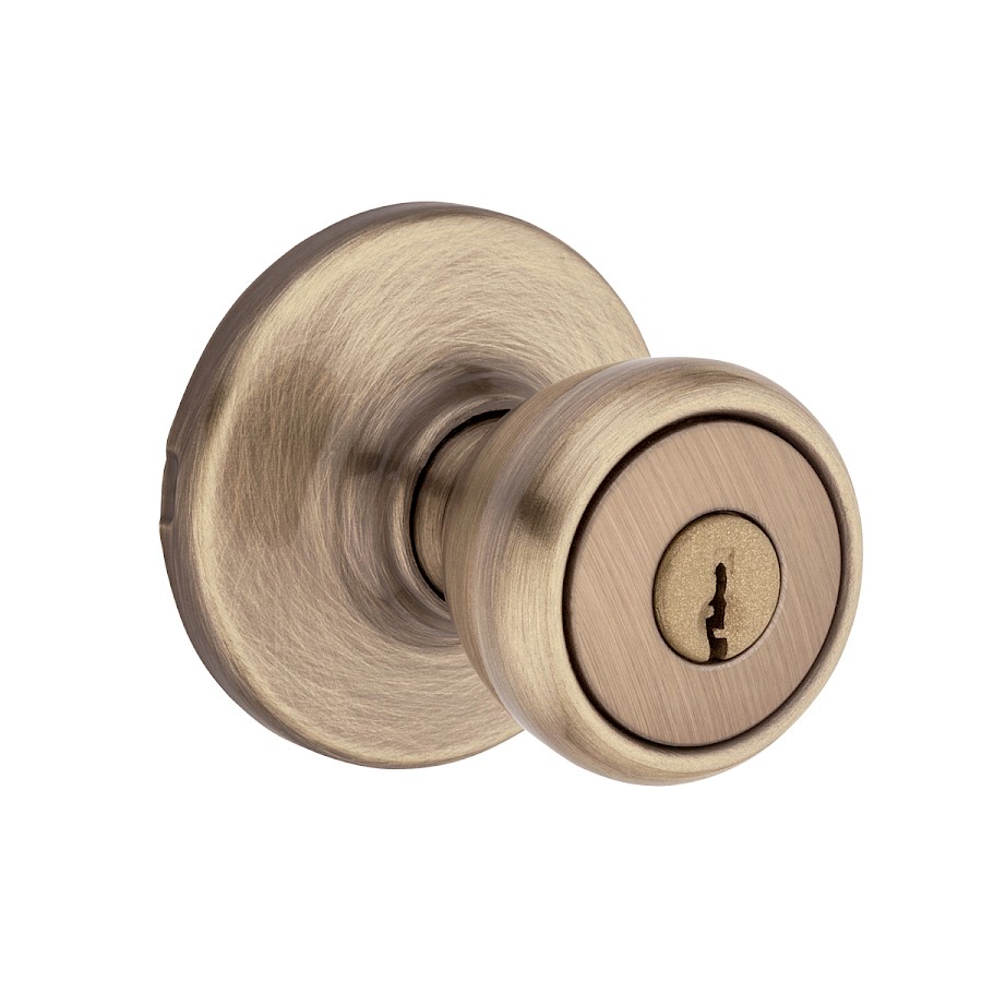 Cerradura Pomo Tylo Entrada Latón Antiguo