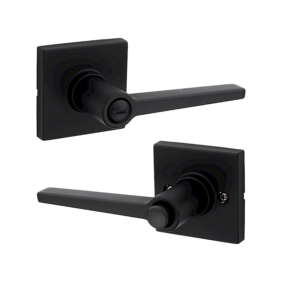 Cerradura Manija Daylon Privacidad Hierro Negro