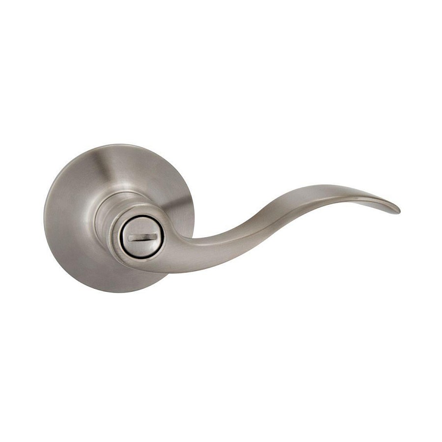 Cerradura Manija Queen Privacidad Níquel Satinado