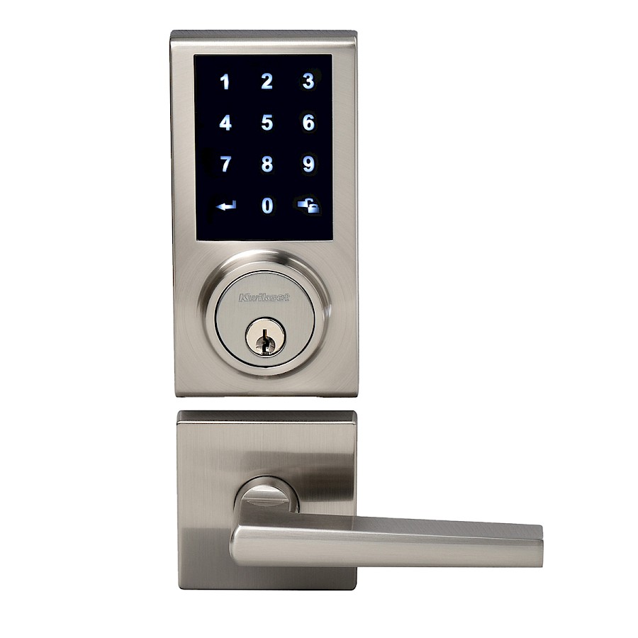 Cerradura Electrónica 274 Cilindro Sencillo Níquel Satinado