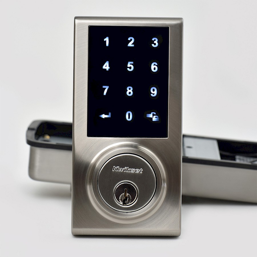 Cerradura Electrónica 274 Cilindro Sencillo Níquel Satinado