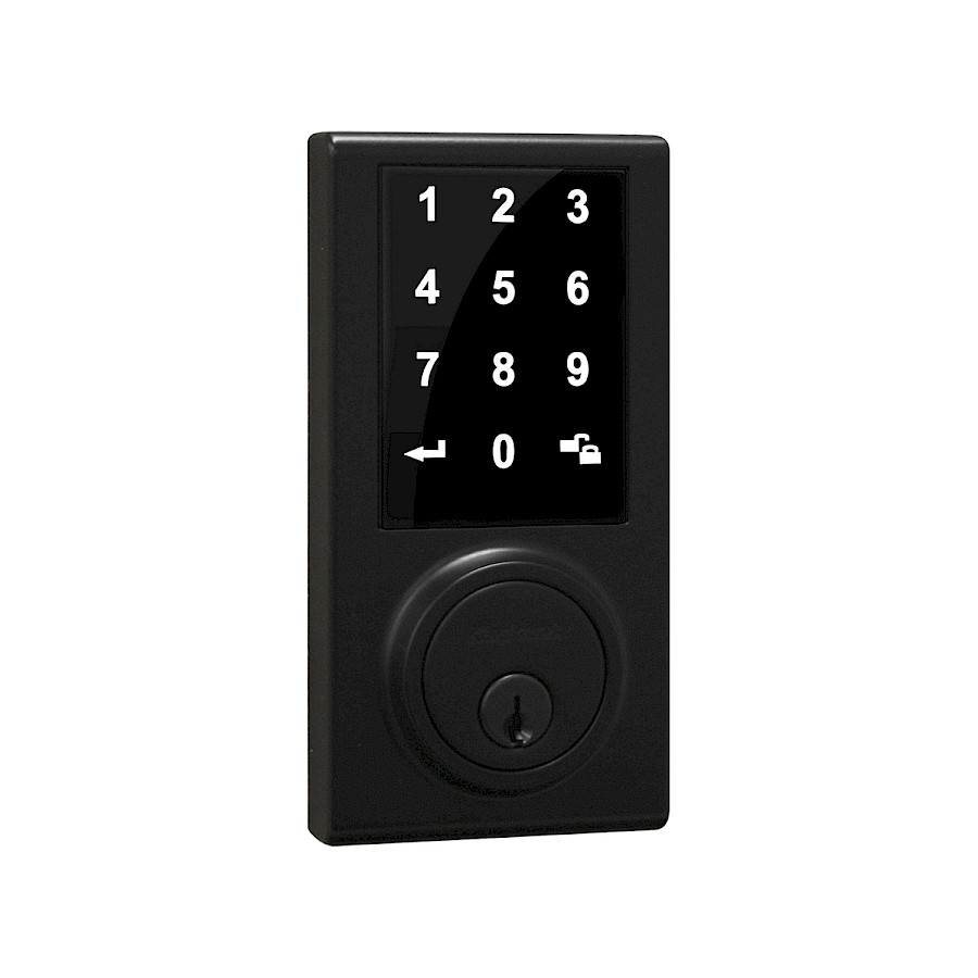 Cerradura Electrónica 275 Cilindro Sencillo Hierro Negro