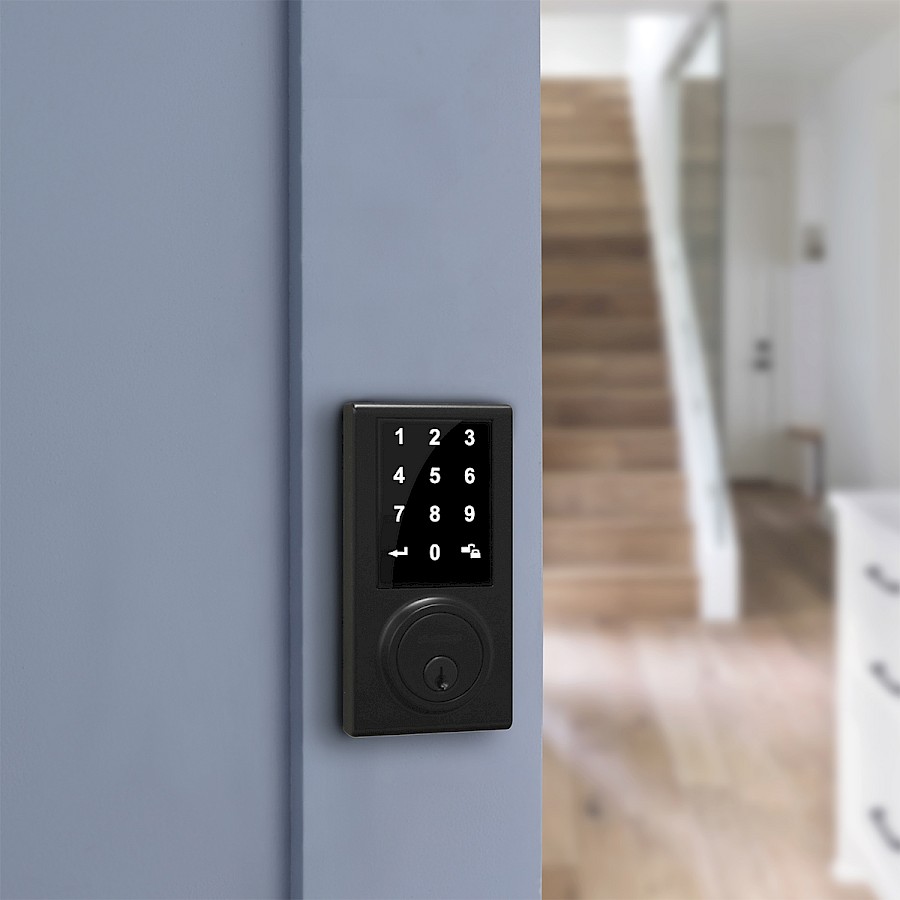 Cerradura Electrónica 275 Cilindro Sencillo Hierro Negro