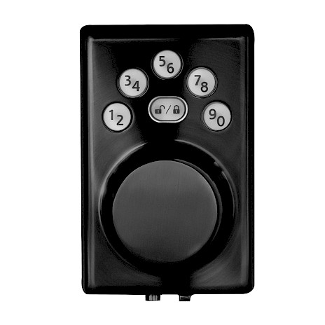 Electrónica 264 Finger Print Cilindro Sencillo Hierro Negro
