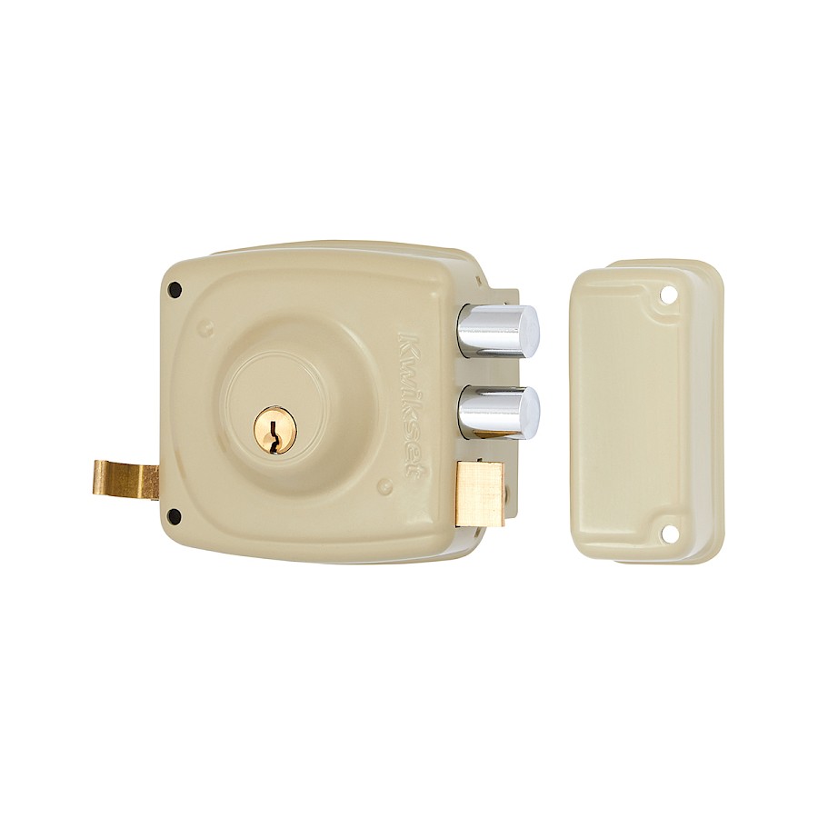 Cerradura Sobreponer 191 Fixed 50mm Right Beige