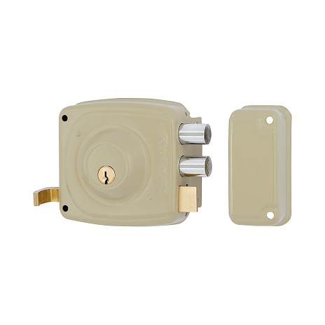Cerradura Sobreponer 191 Loose 50mm Right Beige